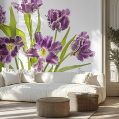 Vibrant Purple Tulips