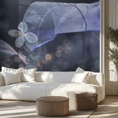 Ethereal Blue Leaves