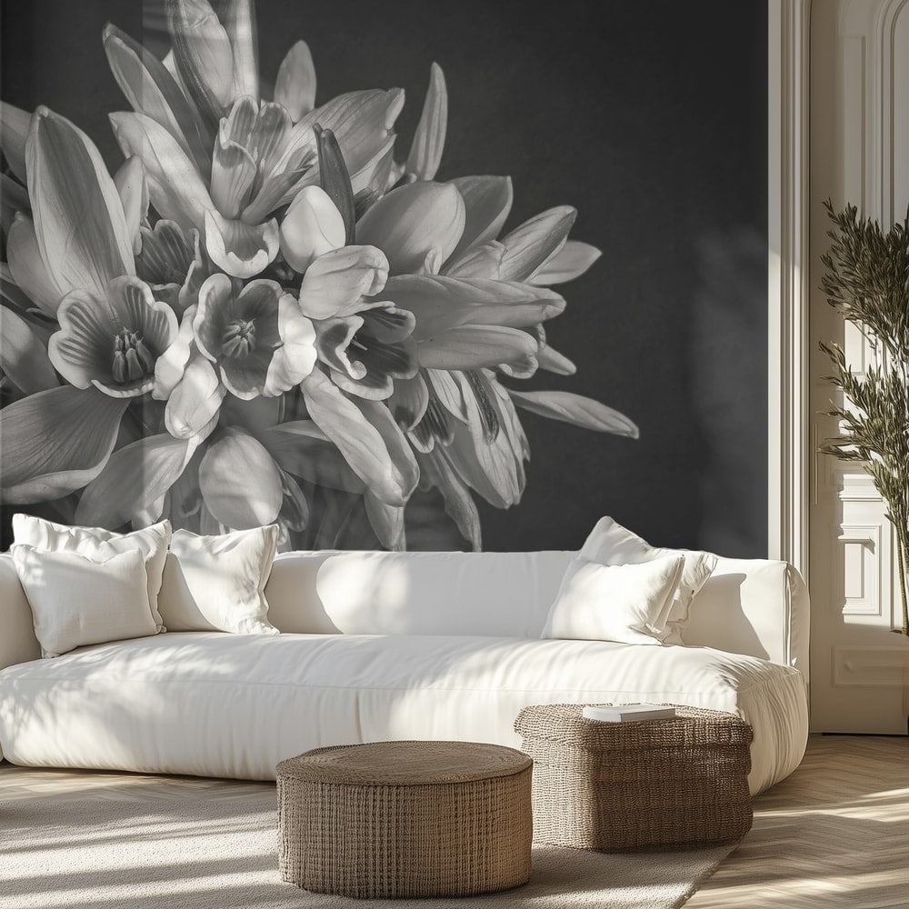 Monochrome Flower Bouquet