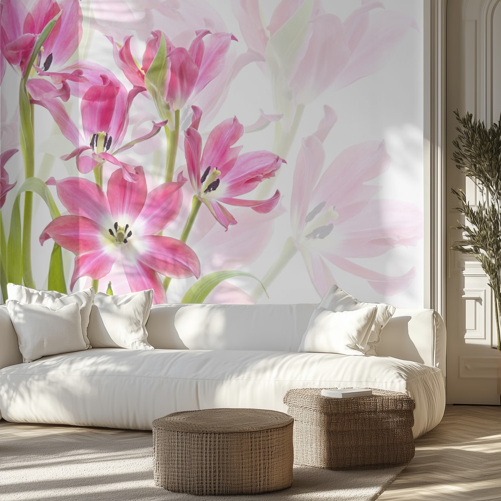 Fresh Pink Tulips