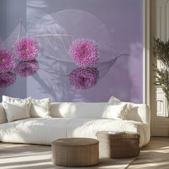 Delicate Floral Reflections