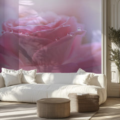 Pink Rose Droplets