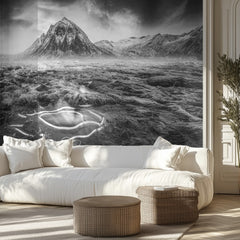 Frozen Mountain Landscape
