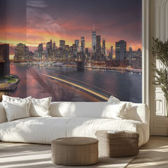 Vibrant NYC Sunset Skyline