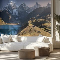 Majestic Alpine Lake Reflection