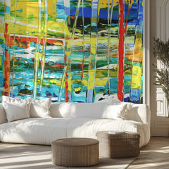 Vibrant Abstract Landscape