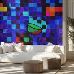 Vibrant Geometric Bowl