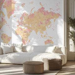 Watercolor World Map