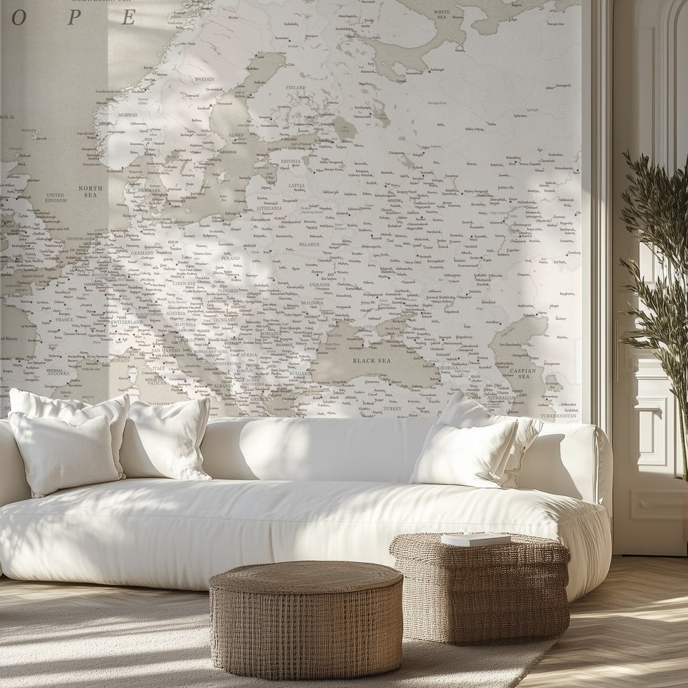 Vintage Europe Map