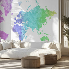 Rainbow World Map