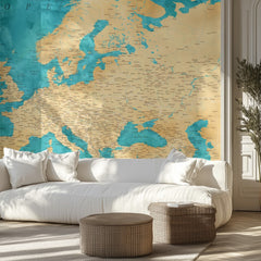 Vintage Europe Map
