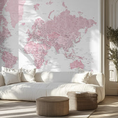 Blush World Map