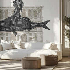 Knight on a Fish