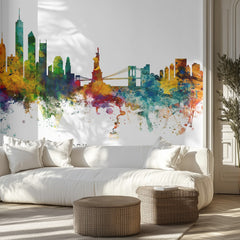 Vibrant New York Skyline