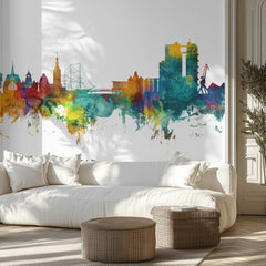 Halmstad Sweden Skyline