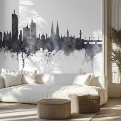 Vienna Skyline Watercolor