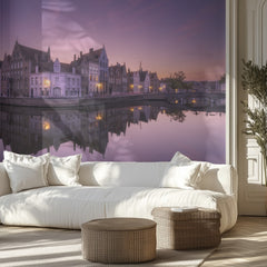 Twilight Canal Reflections