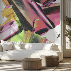 Bold Neon Strokes