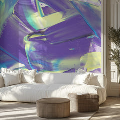 Vibrant Fluid Paint Strokes