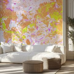 Vibrant Fluid Marbling