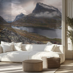 Dramatic Mountain Valley Lake