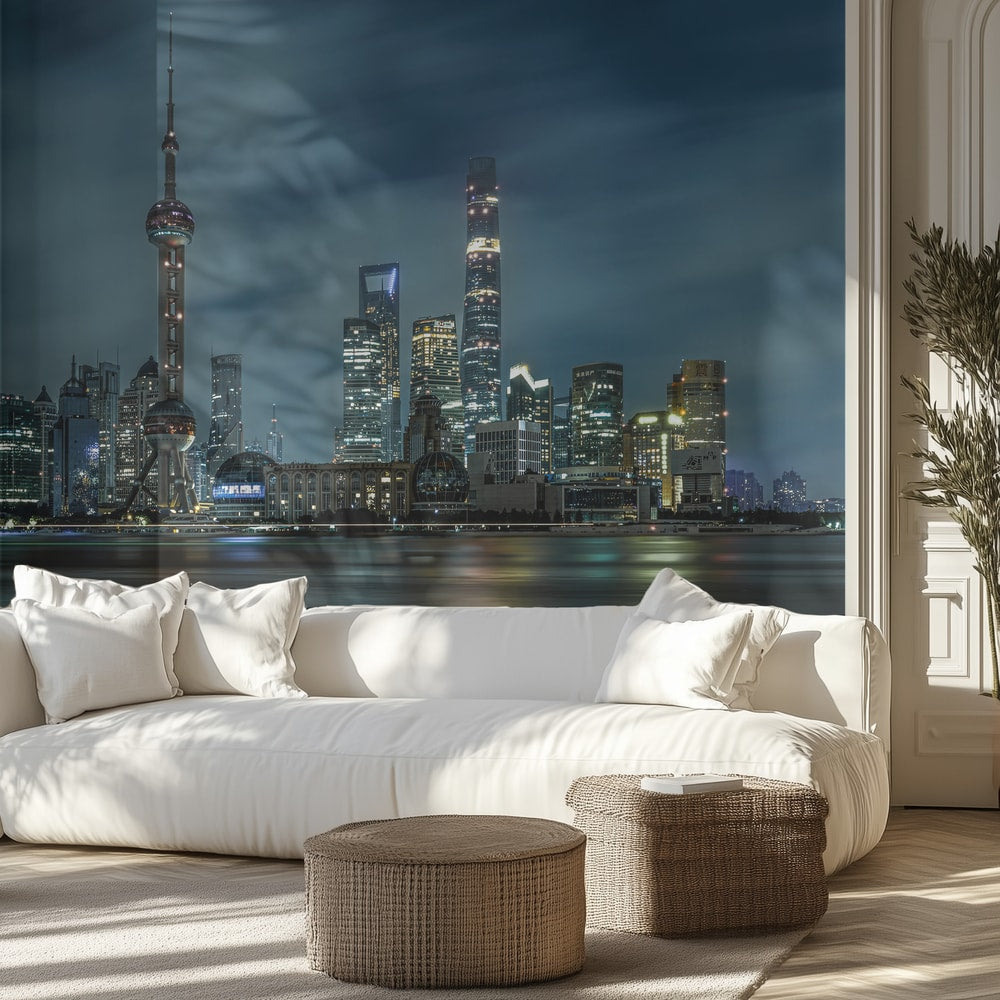 Shanghai Skyline at Night