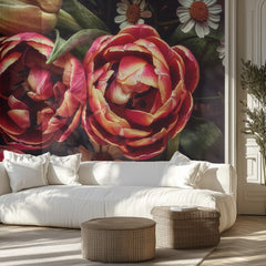 Rich Red Tulips