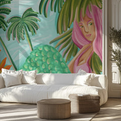 Tropical Mermaid Sunset
