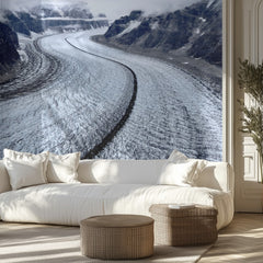 Winding Glacier Valley