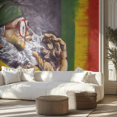 Smoking Rasta Man