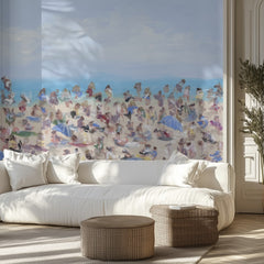 Crowded Summer Beach