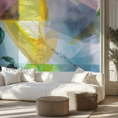 Vibrant Fiddle Leaf Abstract