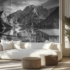 Rustic Lakeside Boathouse