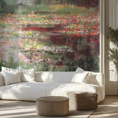 Vibrant Water Lilies Pond