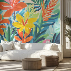 Vibrant Tropical Garden