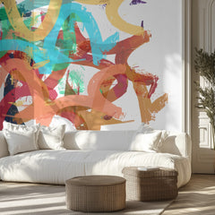 Vibrant Abstract Strokes