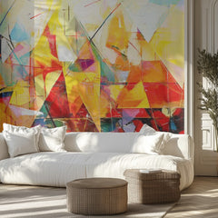 Vibrant Geometric Abstract