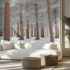 Snowy Evergreen Forest