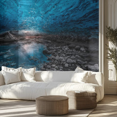 Blue Ice Cave Stream