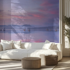 Pink Sky Sailboats