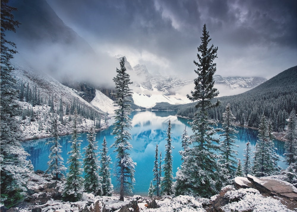 Blue Winter Mountains
