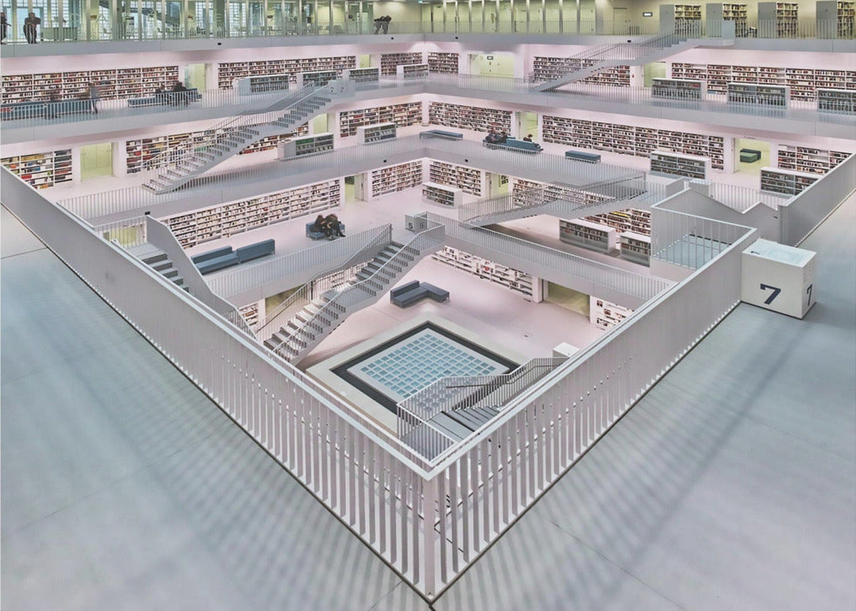 Stuttgart City Library interior I