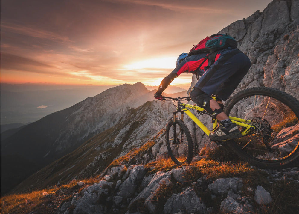 Golden hour high alpine ride