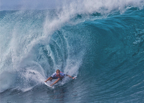 Out of a water tunnel