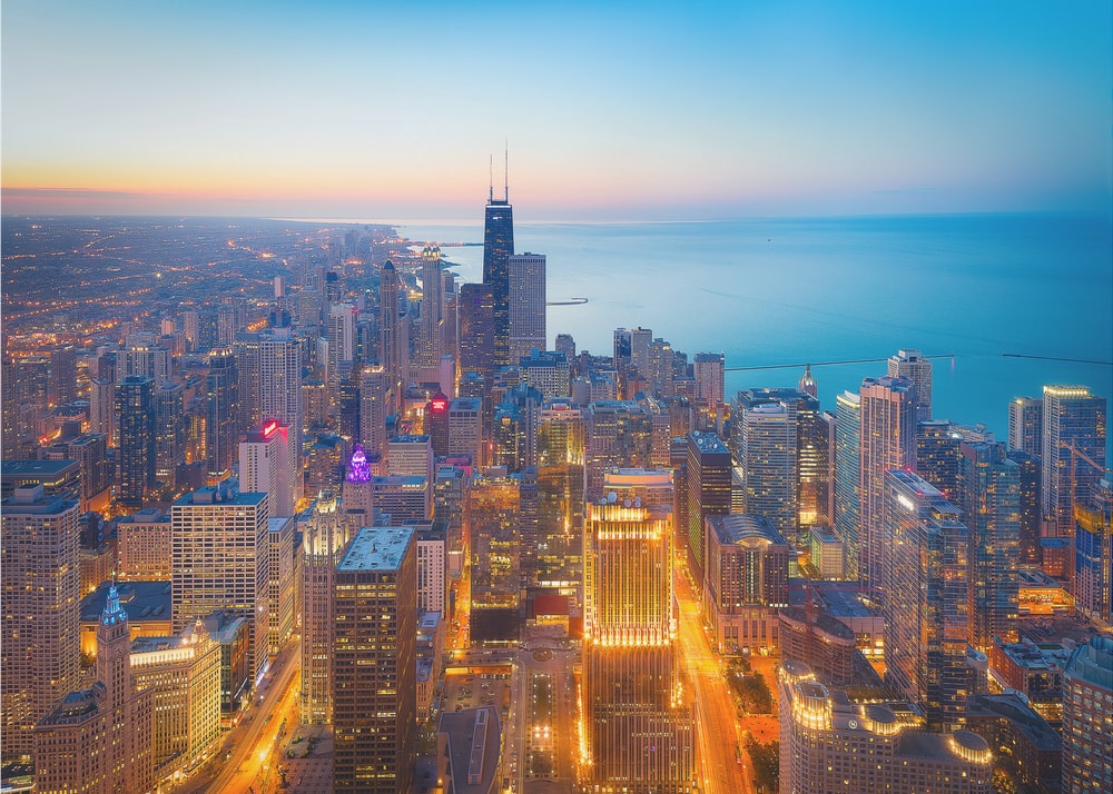 Chicago Skyline Twilight