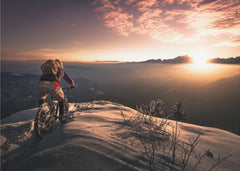 Sport Winter shredding – fototapet med alpint äventyr – fototapet med unikt motiv som skapar en inspirerande fondvägg