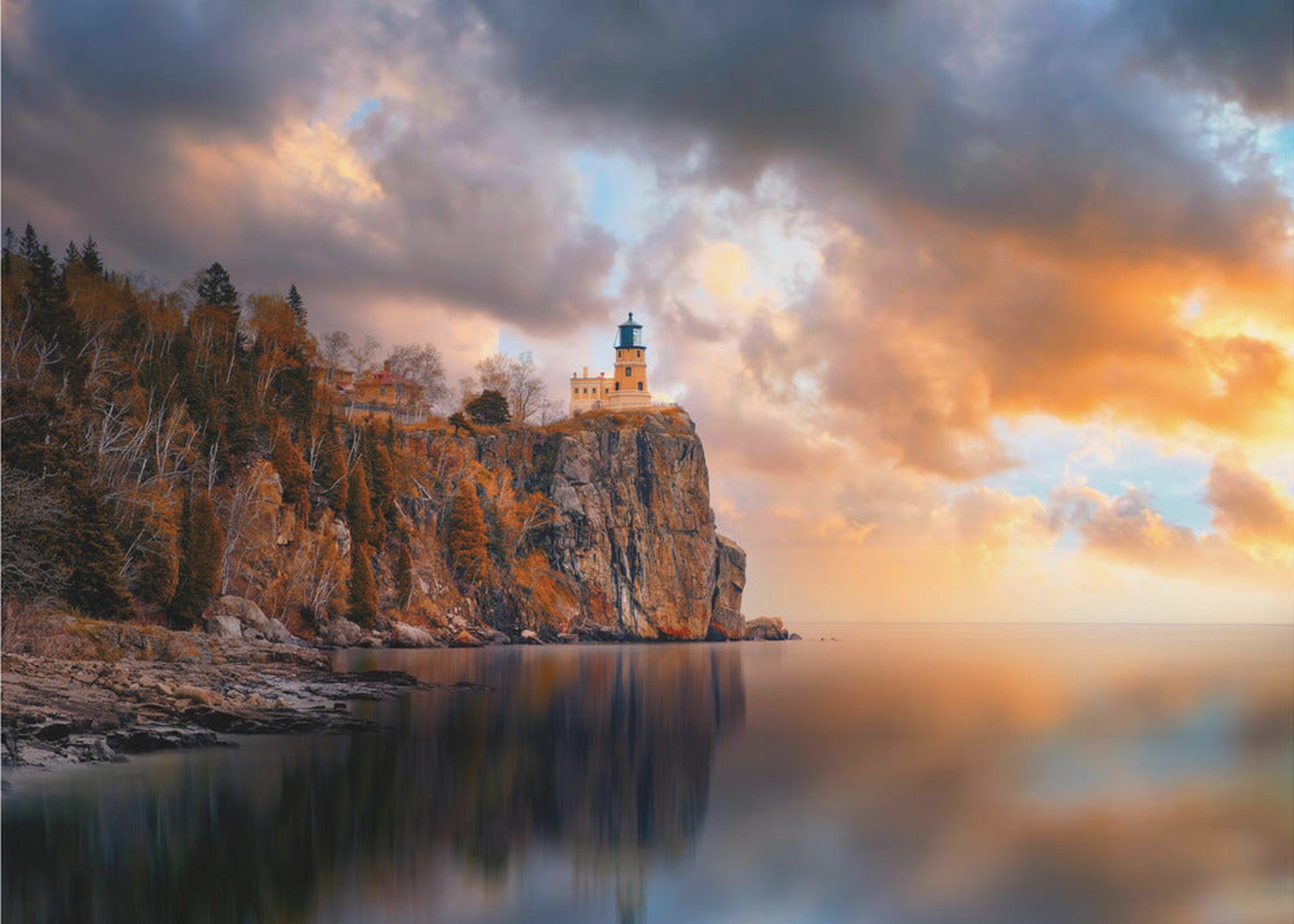 A Cloudy Day at Split Rock Lighthouse