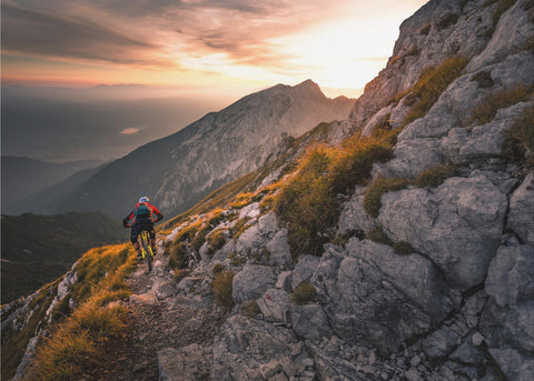 Sunset high alpine ride