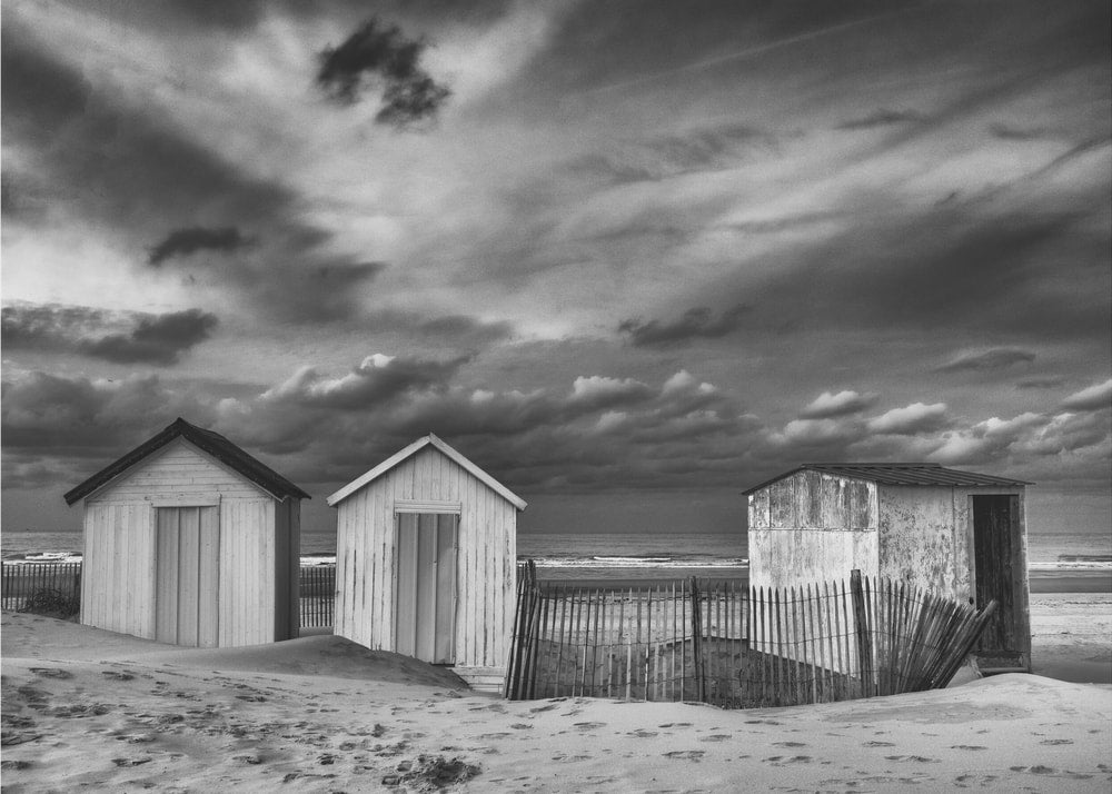 Weathered Beach Huts