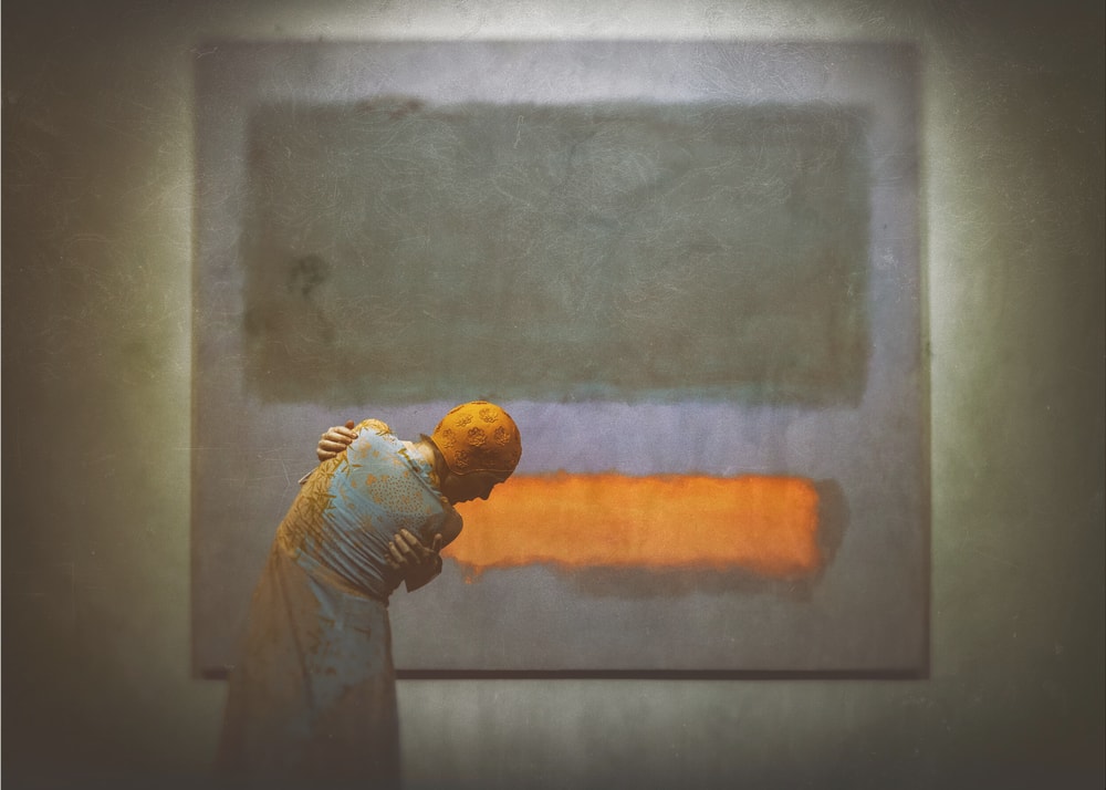 Contemplative Abstract Figure